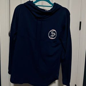 Medium long sleeve hooded tee
